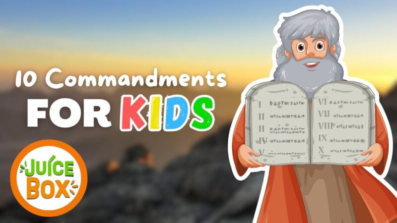 God gave us the 10 commandments to Moses a long time ago to teach us basic rules for living in love, the way God wants us to.