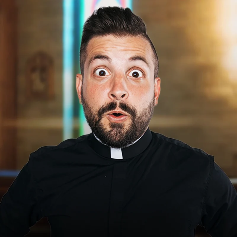 Father Tim asking the question Why Isn’t the Eucharist Mentioned in the Creed?