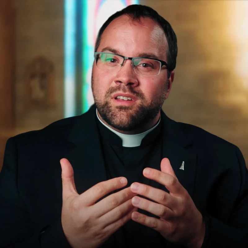 An image of while he was asking the question: PH Why Do Catholics Worship Mary?