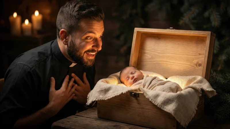 Father Tim excited to see the greatest gift this Christmas which is the Jesus