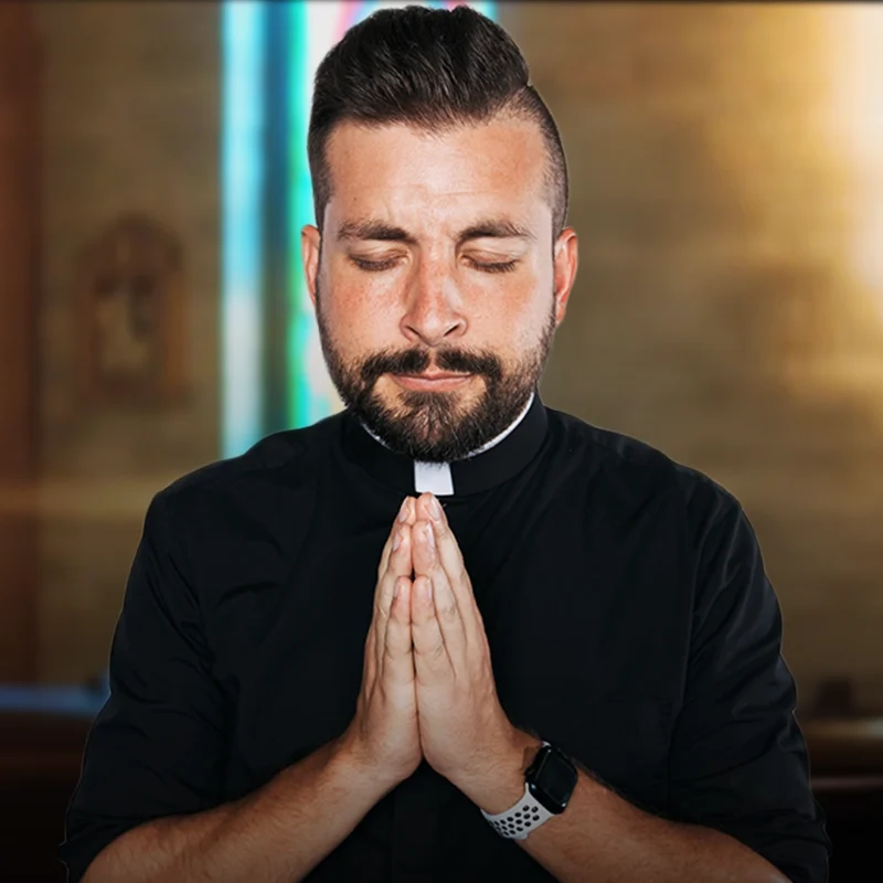 Father Edward asking the question What New Year Resolutions Will Help Me Become a Saint?
