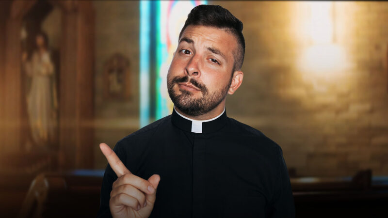 Father Tim asking the question "Is Catholic Guilt Bad?" in this Ask A Priest Series