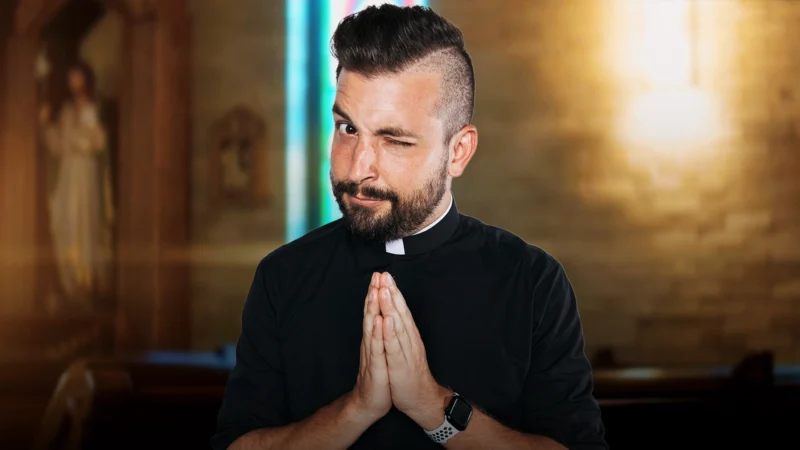 Father Tim answering a few question that revolves around "Should I Go to a Catholic Wedding Outside the Church?", in this Ask A Priest Series